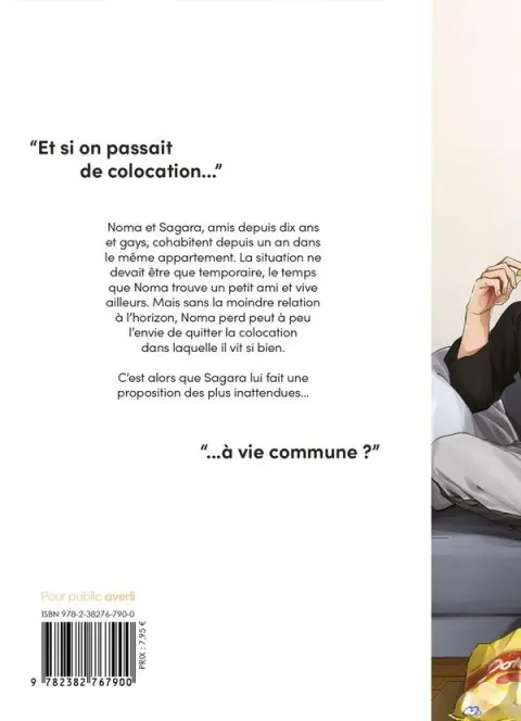 Verso de l'album Gays et Colocataires