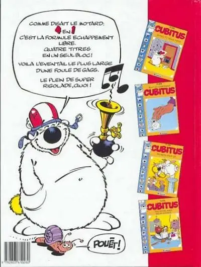 Verso de l'album Super Cubitus Tome 5
