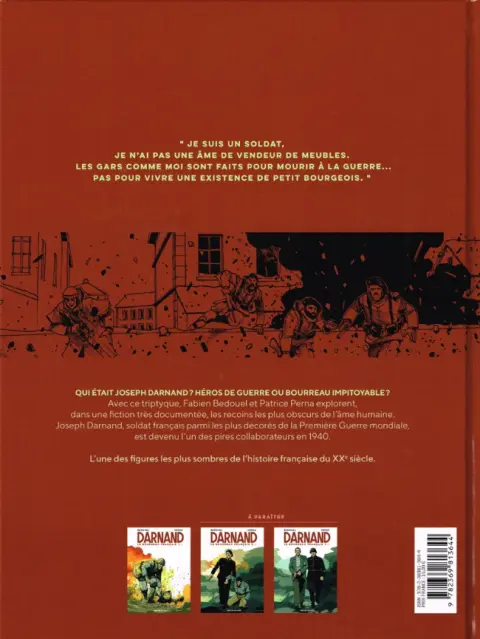 Verso de l'album Darnand, le bourreau français 1/3