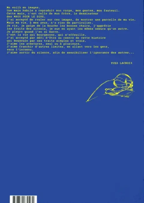 Verso de l'album Des maux pour le dire