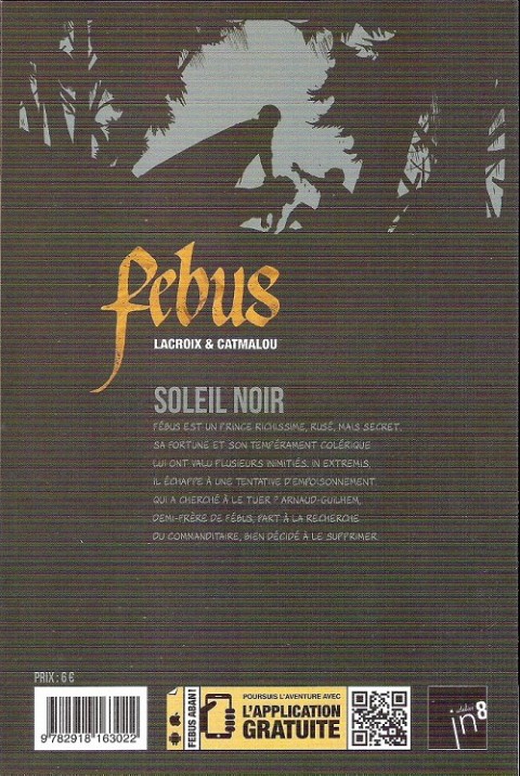 Verso de l'album Febus Tome 2 Soleil noir