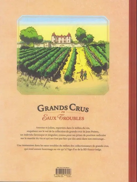 Verso de l'album Grands Crus en Eaux Troubles