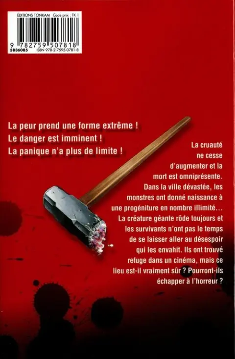 Verso de l'album Hakaiju 3