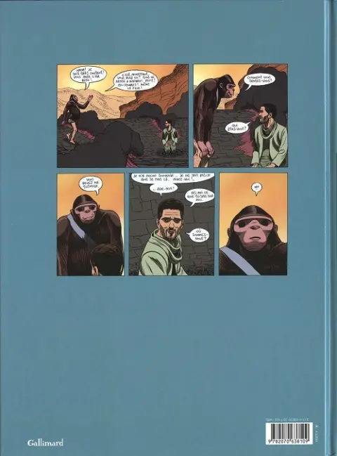 Verso de l'album Aâma Tome 1 L'odeur de la poussière chaude