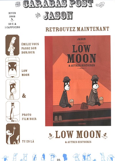 Verso de l'album Low Moon & autres histoires Low Moon