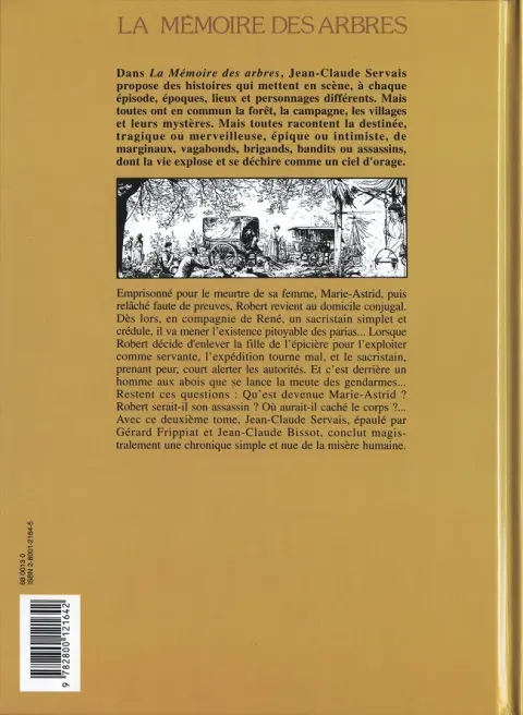 Verso de l'album La Mémoire des arbres Tome 2 La hache et le fusil - Tome 2