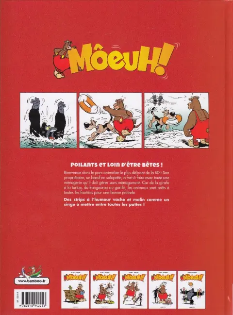 Verso de l'album Môeuh ! Tome 4