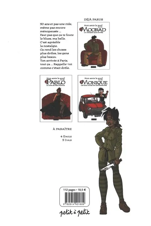 Verso de l'album Mon amie la poof Tome 3 Monique