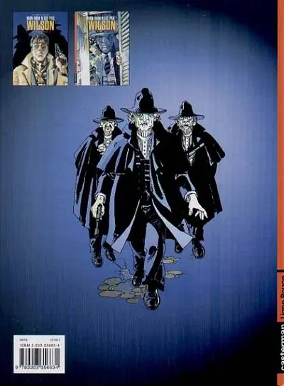 Verso de l'album Mon nom n'est pas Wilson Tome 2 Killer