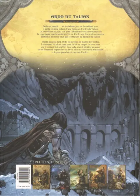 Verso de l'album Nains Tome 2 Ordo du Talion