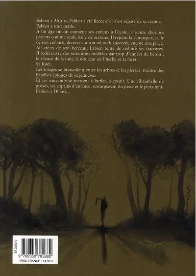 Verso de l'album Parce que le paradis n'existe pas