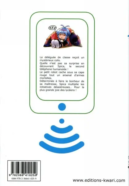 Verso de l'album Phong, le téléphone portable Vol. 2
