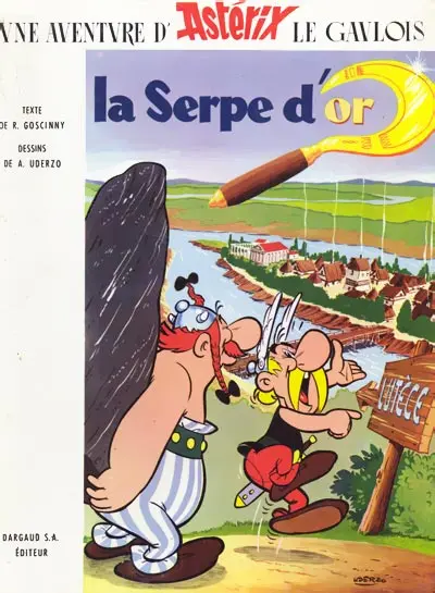 Couverture de l'album Astérix Tome 2 La serpe d'or