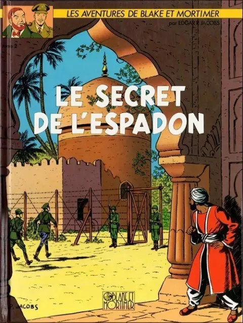 Couverture de l'album Blake et Mortimer Tome 2 Le Secret de l'Espadon
