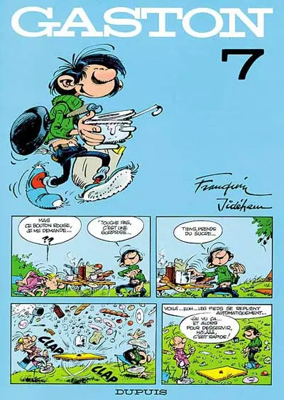 Couverture de l'album Gaston Tome 7 Édition spéciale 40e anniversaire