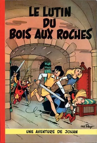 Couverture de l'album Johan et Pirlouit Tome 3 Le lutin du bois aux roches
