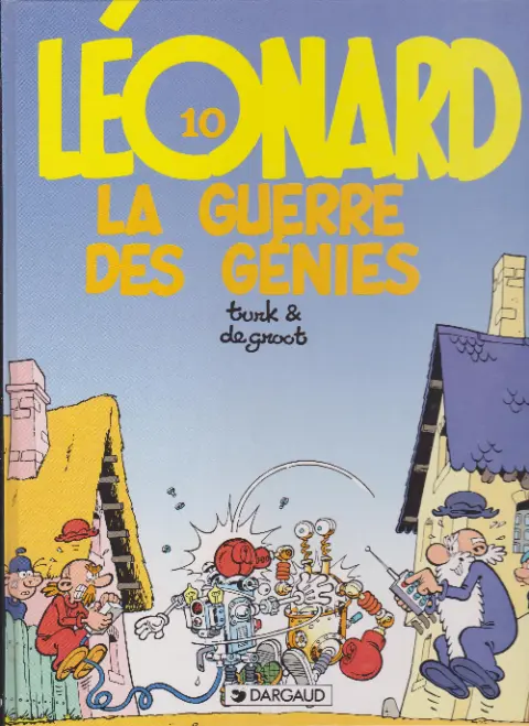 Couverture de l'album Léonard Tome 10 La guerre des génies