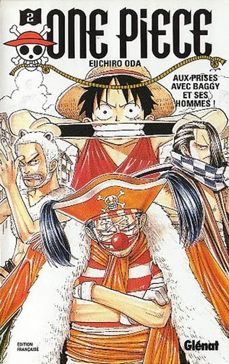 Couverture de l'album One Piece Tome 2 Aux prises avec Baggy et ses hommes !