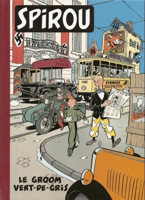 Couverture de l'album Spirou et Fantasio - Une aventure de... / Le Spirou de... Tome 5 Le groom vert-de-gris