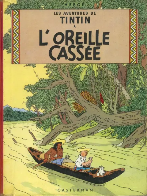 Couverture de l'album Tintin Tome 6 L'oreille cassée