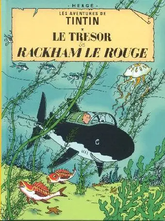 Couverture de l'album Tintin Tome 12 Le trésor de Rackham le Rouge
