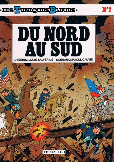 Couverture de l'album Les Tuniques Bleues Tome 2 Du nord au sud