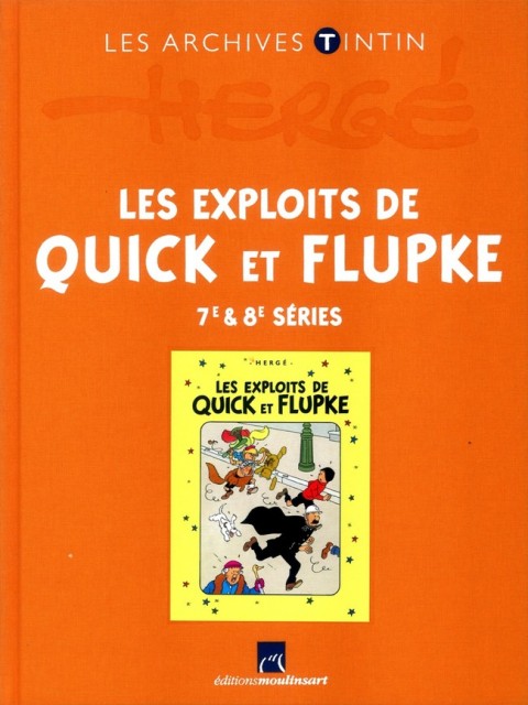 Couverture de l'album Les archives Tintin Tome 33 Les Exploits de Quick et Flupke - 7e & 8e séries
