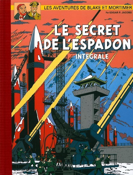 Couverture de l'album Blake et Mortimer Le Secret de l'Espadon - Intégrale