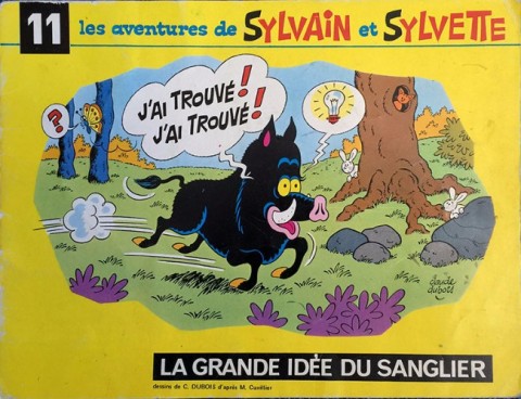 Couverture de l'album Sylvain et Sylvette Tome 11 La grande idée du sanglier