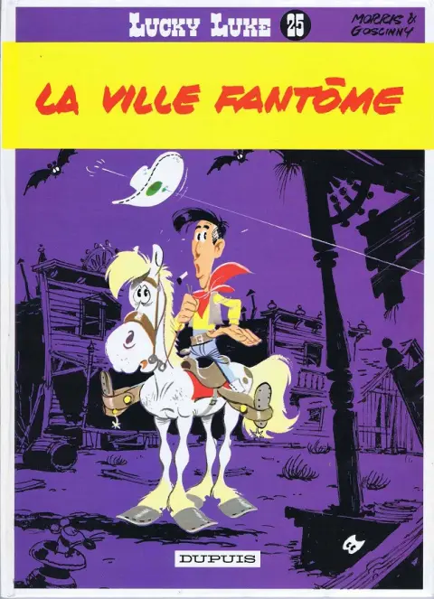 Couverture de l'album Lucky Luke Tome 25 La ville fantôme