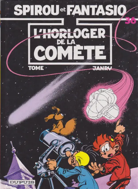 Couverture de l'album Spirou et Fantasio Tome 36 L'horloger de la comète