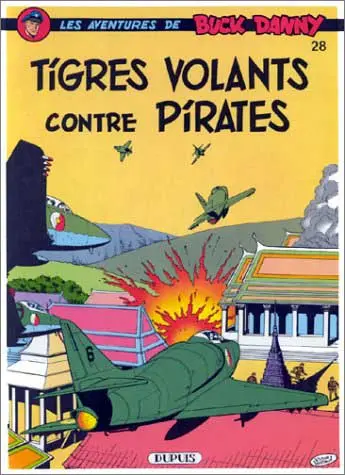Couverture de l'album Buck Danny Tome 28 Tigres volants contre pirates