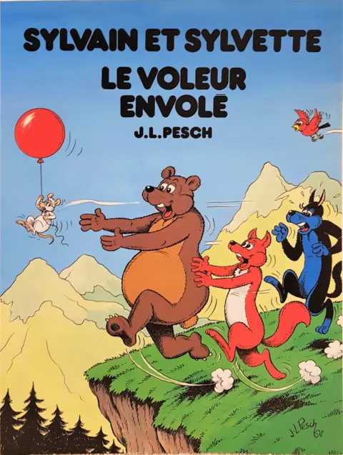 Couverture de l'album Sylvain et Sylvette Tome 7 Le voleur envolé