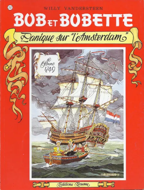 Couverture de l'album Bob et Bobette Tome 202 Panique sur L'Amsterdam