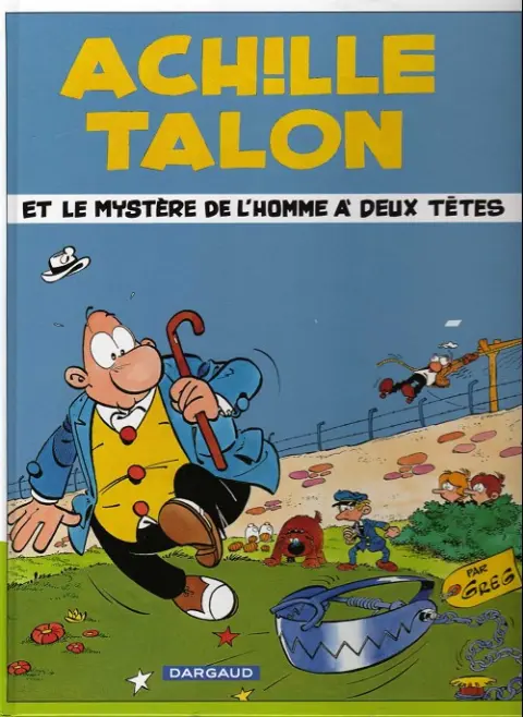 Couverture de l'album Achille Talon Tome 14 Achille talon et le mystère de l'homme à deux têtes