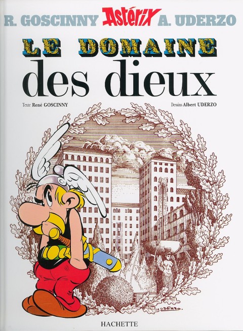 Couverture de l'album Astérix Tome 17 Le domaine des dieux