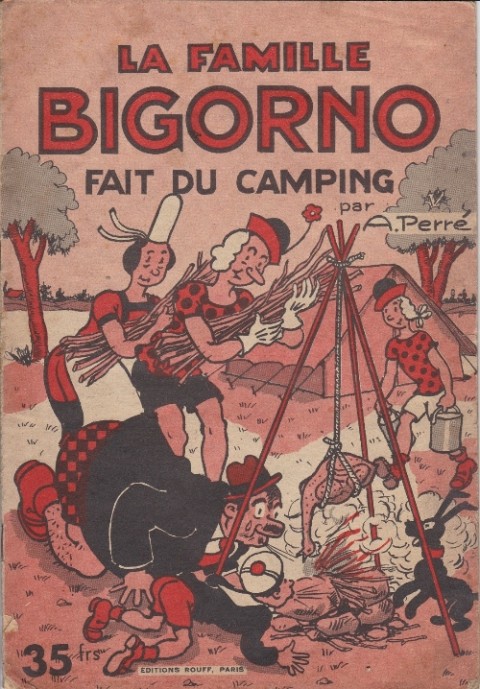 Couverture de l'album La famille Bigorno Tome 5 La famille Bigorno fait du camping