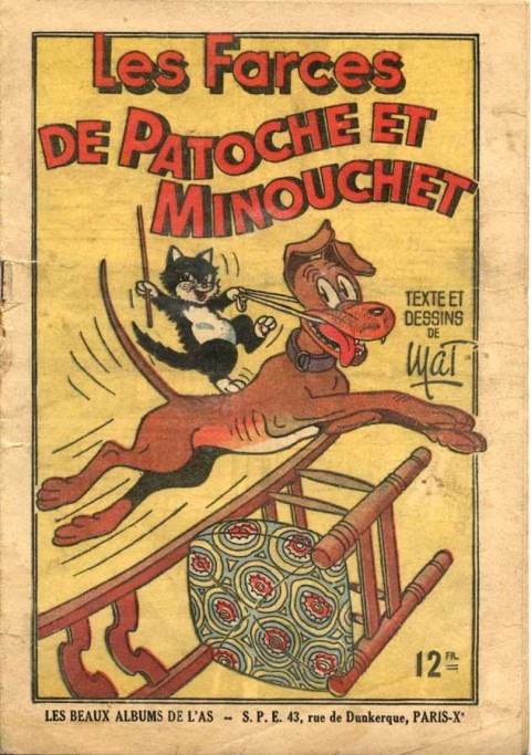 Couverture de l'album Patoche et Minouchet Tome 2 Les farces de Patoche et Minouchet