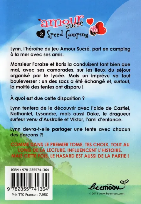 Verso de l'album Amour sucré Tome 2 Speed Camping