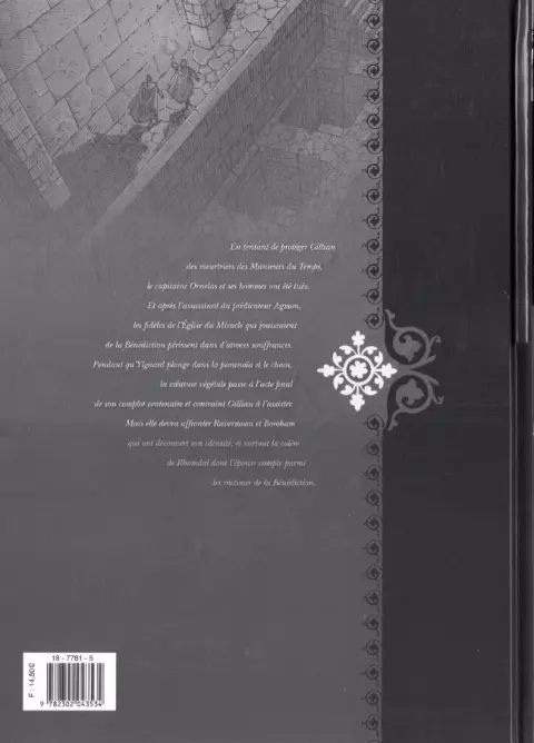 Verso de l'album Ravermoon Tome 3 Le feu dévorant