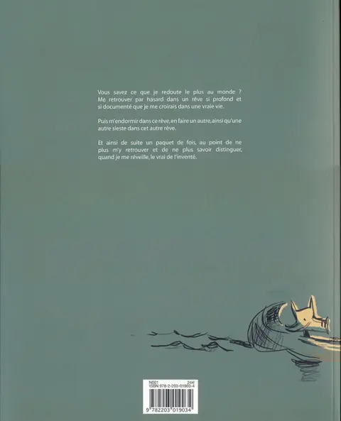 Verso de l'album Les Somnambules