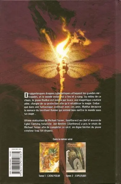 Verso de l'album Soulfire Tome 2 Explosion