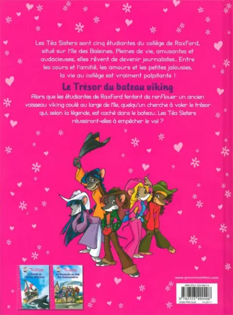 Verso de l'album Téa Stilton Tome 3 Le Trésor du bateau viking