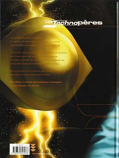 Verso de l'album Les Technopères Tome 7 Le Jeu parfait