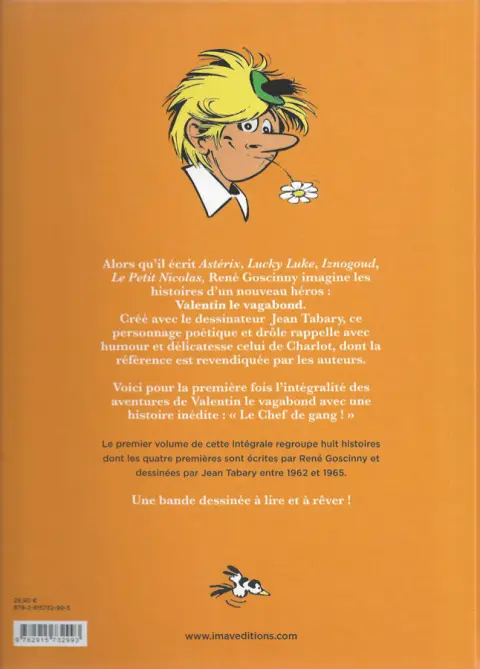 Verso de l'album Valentin le vagabond Intégrale Volume 1