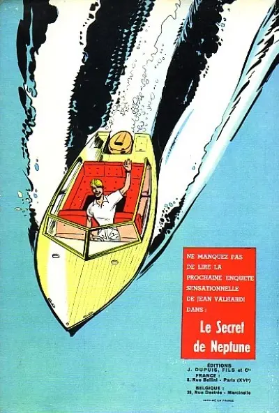 Verso de l'album Valhardi Tome 9 Le mauvais œil