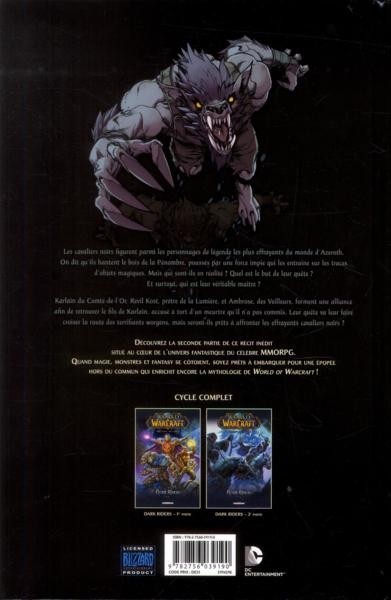 Verso de l'album World of Warcraft - Dark Riders 2/2