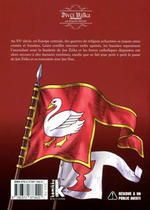 Verso de l'album Dívčí Válka - La guerre des pucelles 9
