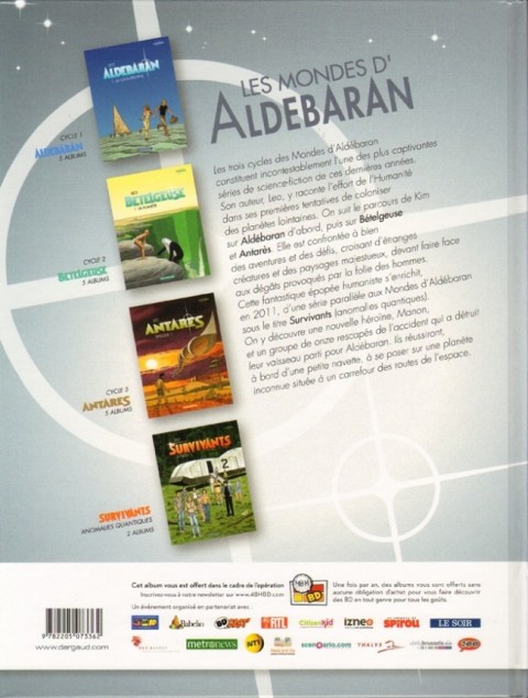 Verso de l'album Aldébaran Tome 1 La Catastrophe