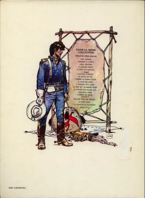 Verso de l'album Blueberry Tome 6 L'homme à l'étoile d'argent
